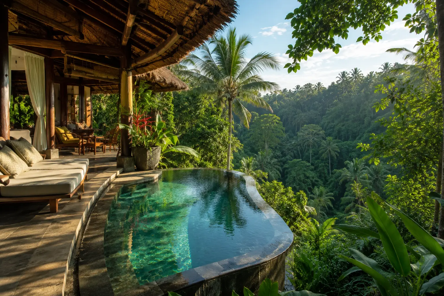 Private-pool jungle villa in Bali